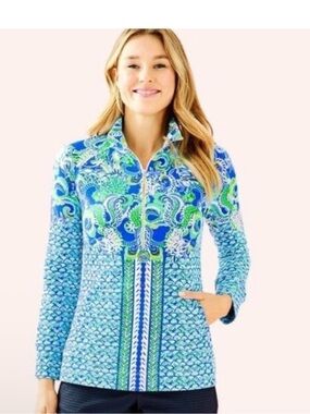 Lilly Pulitzer skipper popover top